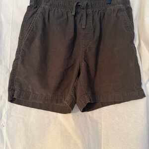 Men's Cotton Corduroy Drawstring Shorts -Gray